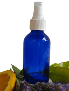 Add this powerful antiseptic aromatherapy spray to a handy spray bottle that easily fits in your purse or brief case to quickly disinfect the air or germy surfaces anytime there's a need. Photo © Karen Peltier