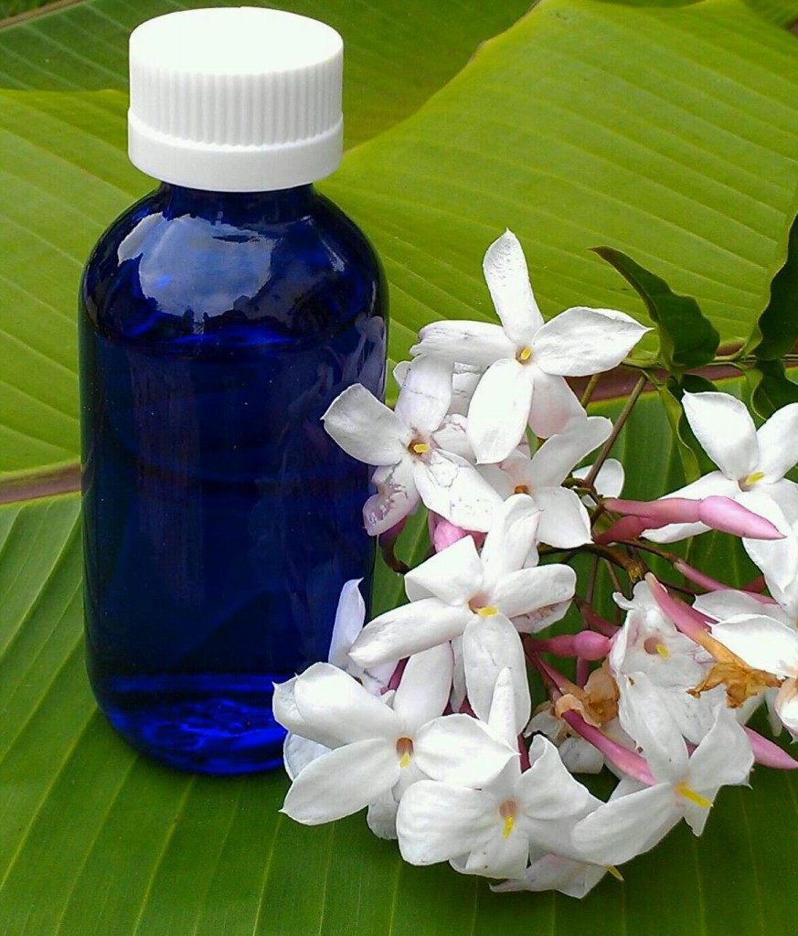 Putting massage oil in a small bottle makes it easy to warm up for abyangha massage.